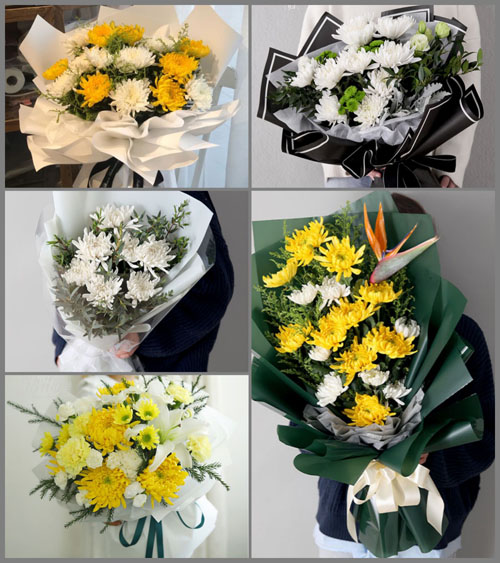 广东揭阳市揭东区曲溪街道港畔村白事花束代送
